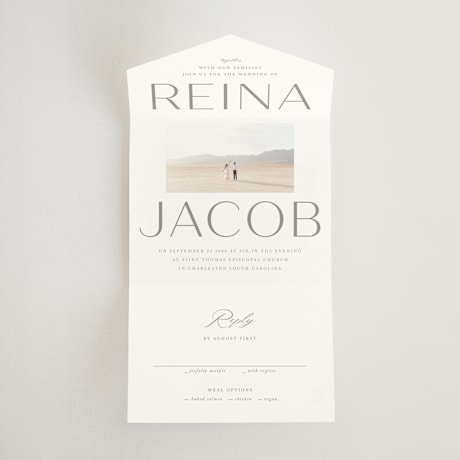 All-in-One Wedding Invitations