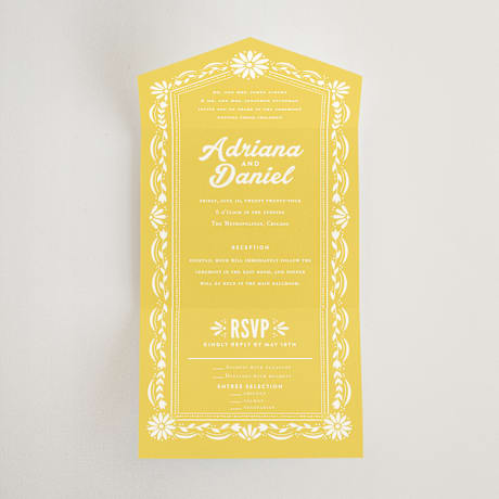 All-in-One Wedding Invitations