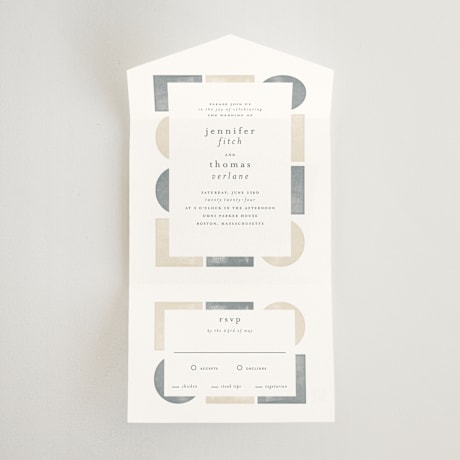 All-in-One Wedding Invitations