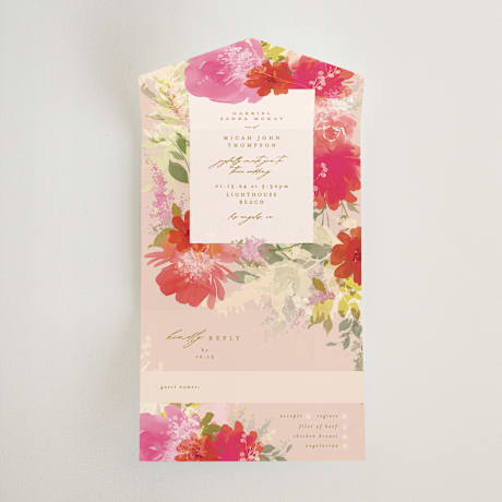 All-in-One Wedding Invitations