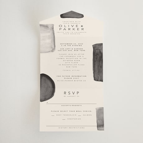 All-in-One Wedding Invitations