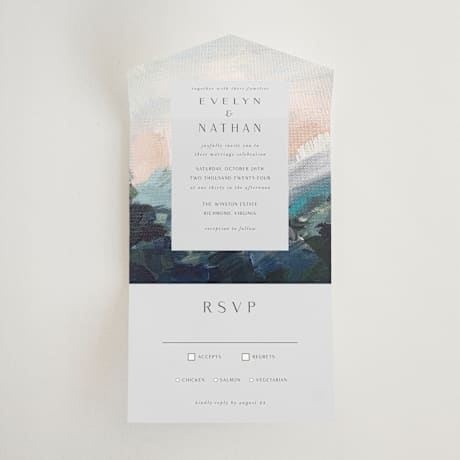 All-in-One Wedding Invitations