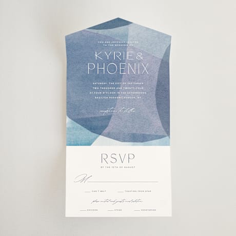 All-in-One Wedding Invitations