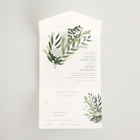 All-in-One Wedding Invitations