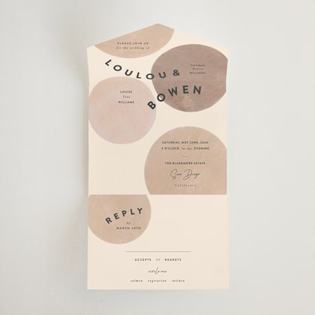 All-in-One Wedding Invitations