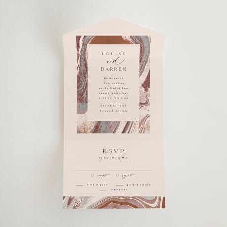 All-in-One Wedding Invitations