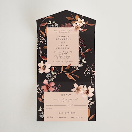 All-in-One Wedding Invitations