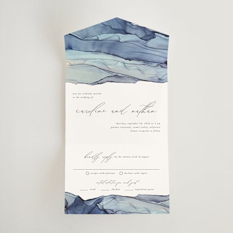 All-in-One Wedding Invitations