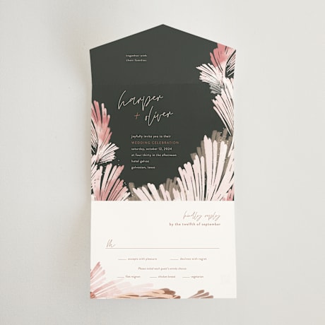 All-in-One Wedding Invitations
