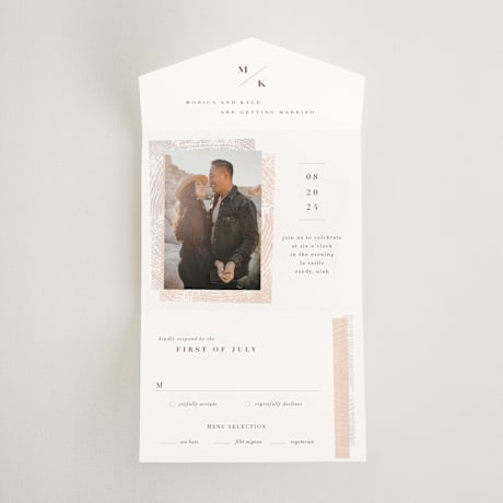 All-in-One Wedding Invitations