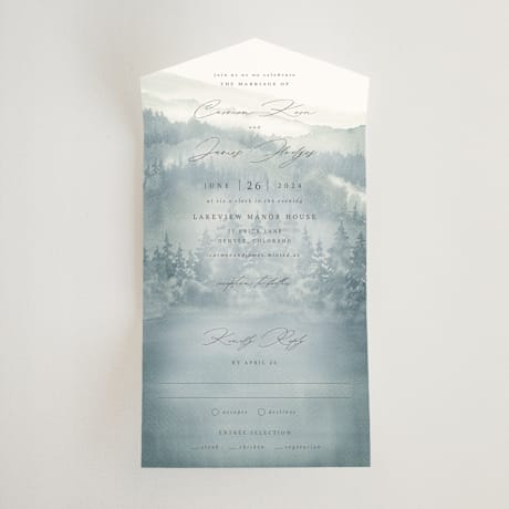 All-in-One Wedding Invitations