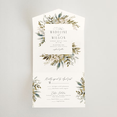 All-in-One Wedding Invitations