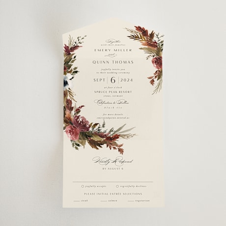 All-in-One Wedding Invitations