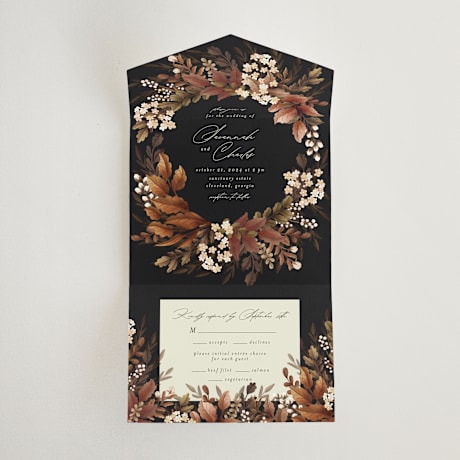 All-in-One Wedding Invitations