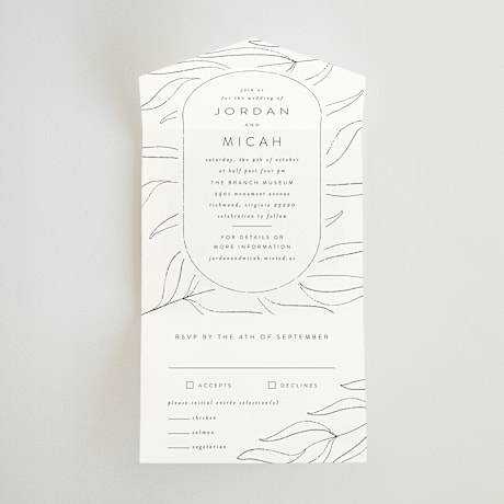 All-in-One Wedding Invitations