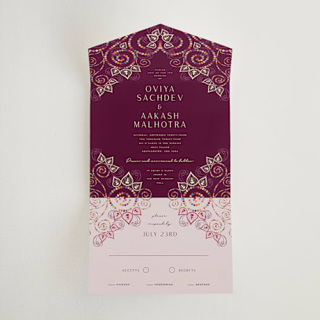 All-in-One Wedding Invitations