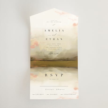 All-in-One Wedding Invitations