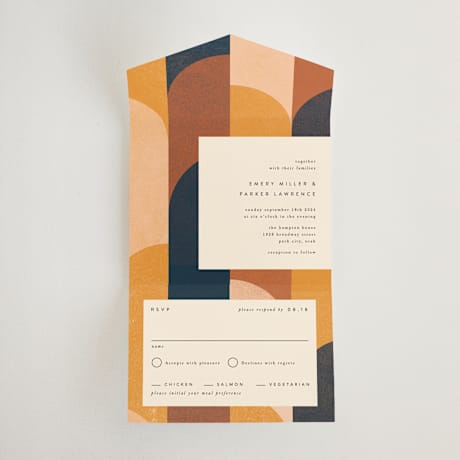 All-in-One Wedding Invitations