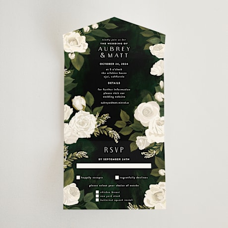All-in-One Wedding Invitations