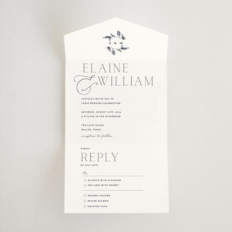 All-in-One Wedding Invitations