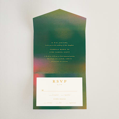 All-in-One Wedding Invitations