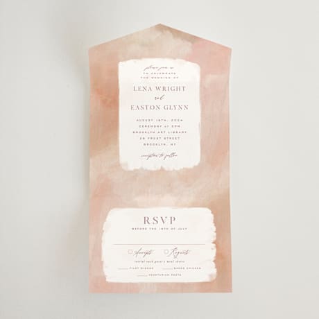 All-in-One Wedding Invitations