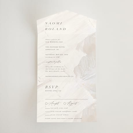 All-in-One Wedding Invitations