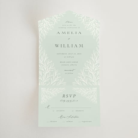 All-in-One Wedding Invitations