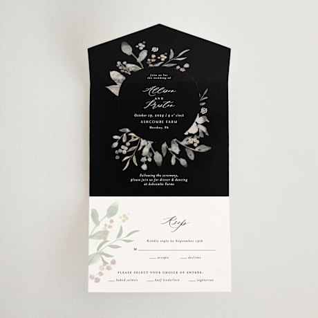 All-in-One Wedding Invitations