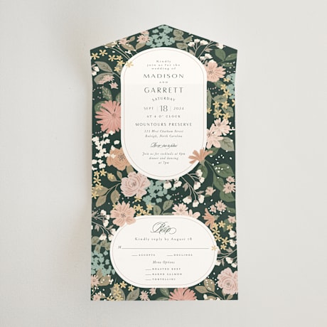 All-in-One Wedding Invitations