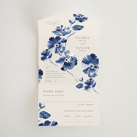 All-in-One Wedding Invitations