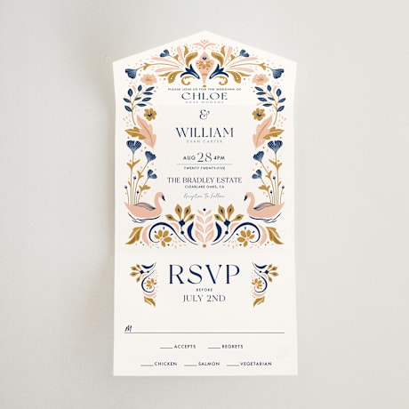 All-in-One Wedding Invitations