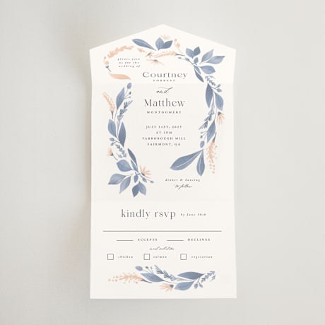 All-in-One Wedding Invitations