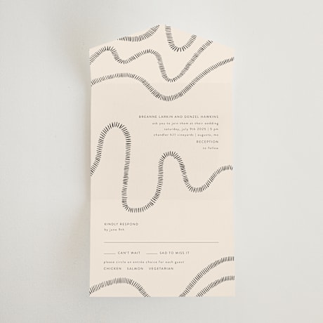 All-in-One Wedding Invitations