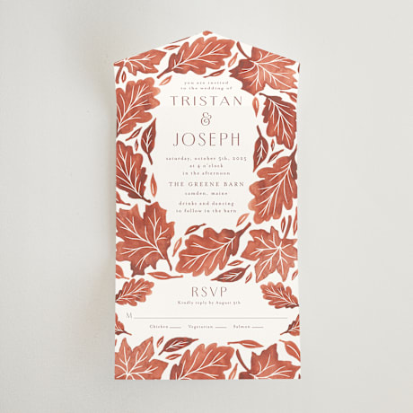 All-in-One Wedding Invitations