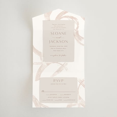 All-in-One Wedding Invitations