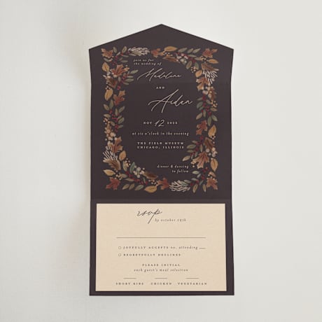All-in-One Wedding Invitations