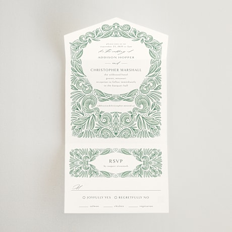 All-in-One Wedding Invitations