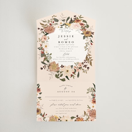 All-in-One Wedding Invitations