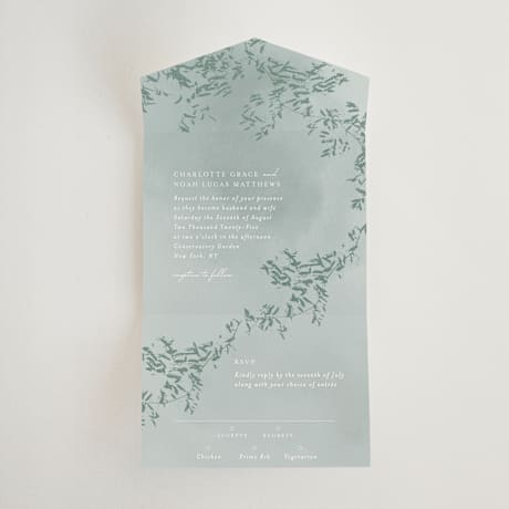 All-in-One Wedding Invitations