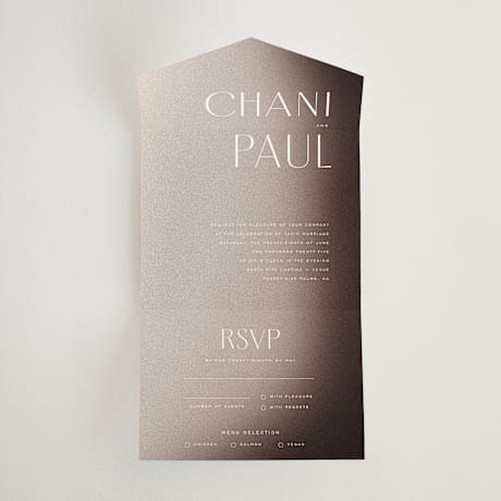 All-in-One Wedding Invitations