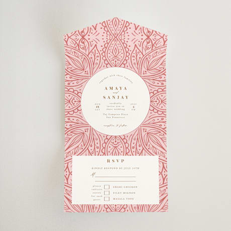 All-in-One Wedding Invitations