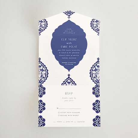All-in-One Wedding Invitations