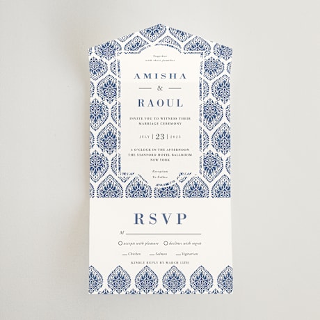 All-in-One Wedding Invitations