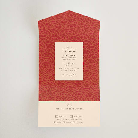 All-in-One Wedding Invitations