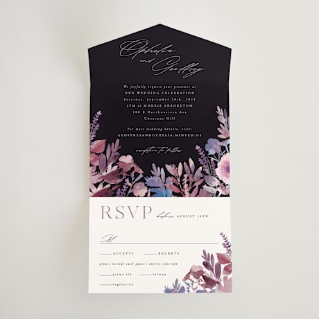 All-in-One Wedding Invitations