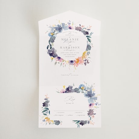 All-in-One Wedding Invitations