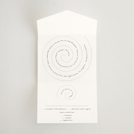 All-in-One Wedding Invitations