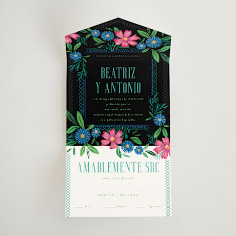 All-in-One Wedding Invitations