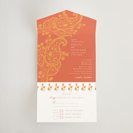 All-in-One Wedding Invitations